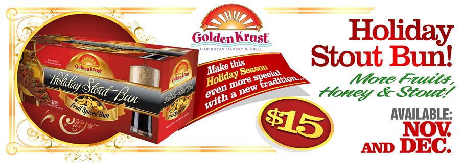 GOLDEN KRUST HOLIDAY STOUT BUN (FRUIT SPICED BUN) 48OZ 

GOLDEN KRUST HOLIDAY STOUT BUN (FRUIT SPICED BUN) 48OZ: available at Sam's Caribbean Marketplace, the Caribbean Superstore for the widest variety of Caribbean food, CDs, DVDs, and Jamaican Black Castor Oil (JBCO). 